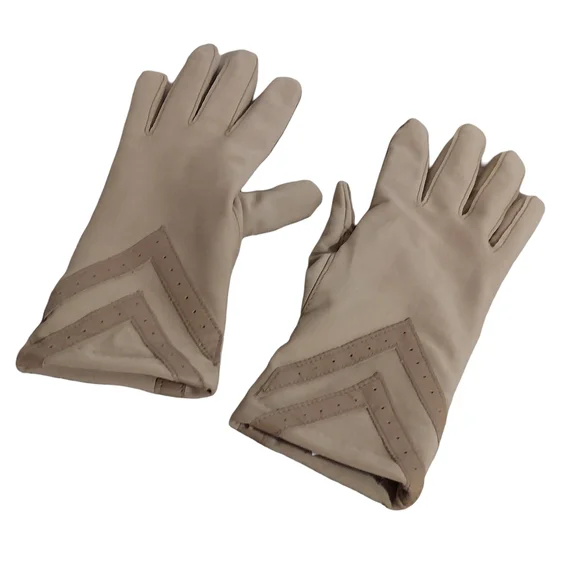 Isotoner by Aris Leather Driving Gloves Lined Women's NEW in Box - Picture 5 of 13